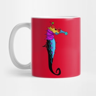 Ilustrasi Kuda Laut Mug